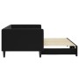 Sofá cama nido terciopelo negro 90x200 cm de vidaXL, Camas y somieres - Ref: Foro24-3196695, Precio: 238,22 €, Descuento: %