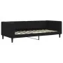 Sofá cama nido terciopelo negro 90x200 cm de vidaXL, Camas y somieres - Ref: Foro24-3196695, Precio: 250,64 €, Descuento: %