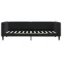 Sofá cama nido terciopelo negro 90x200 cm de vidaXL, Camas y somieres - Ref: Foro24-3196695, Precio: 250,64 €, Descuento: %