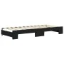 Sofá cama nido terciopelo negro 90x200 cm de vidaXL, Camas y somieres - Ref: Foro24-3196695, Precio: 250,64 €, Descuento: %
