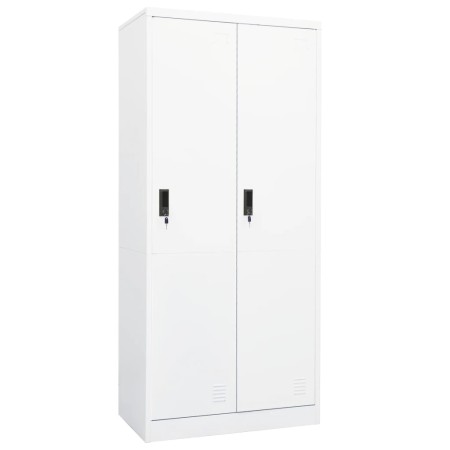 Armario de acero blanco 80x50x180 cm | Foro24.es | Tu tienda online para hogar, jardín y más Foro24.es