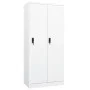 Weißer Stahlschrank 80x50x180 cm von vidaXL, Kleiderschränke - Ref: Foro24-335966, Preis: 315,81 €, Rabatt: %