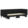Ausziehbares Schlafsofa aus schwarzem Samt, 90 x 190 cm von vidaXL, Betten und Lattenroste - Ref: Foro24-3196706, Preis: 257,...