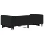 Ausziehbares Schlafsofa aus schwarzem Samt, 90 x 190 cm von vidaXL, Betten und Lattenroste - Ref: Foro24-3196706, Preis: 257,...