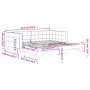 Sofá cama nido terciopelo negro 90x190 cm de vidaXL, Camas y somieres - Ref: Foro24-3196706, Precio: 263,37 €