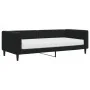 Sofá cama con colchón terciopelo negro 90x200 cm de vidaXL, Camas y somieres - Ref: Foro24-3196671, Precio: 314,44 €, Descuen...