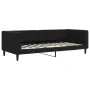 Sofá cama con colchón terciopelo negro 90x200 cm de vidaXL, Camas y somieres - Ref: Foro24-3196671, Precio: 314,44 €, Descuen...