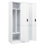 Armario de acero blanco 80x50x180 cm | Foro24.es | Tu tienda online para hogar, jardín y más Foro24.es