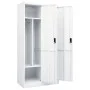 Weißer Stahlschrank 80x50x180 cm von vidaXL, Kleiderschränke - Ref: Foro24-335966, Preis: 315,81 €, Rabatt: %