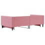 Ausziehbares Schlafsofa aus rosa Samt, 100 x 200 cm von vidaXL, Betten und Lattenroste - Ref: Foro24-3196701, Preis: 280,82 €...