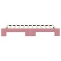 Ausziehbares Schlafsofa aus rosa Samt, 100 x 200 cm von vidaXL, Betten und Lattenroste - Ref: Foro24-3196701, Preis: 280,82 €...