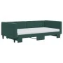 Ausziehbares Schlafsofa mit dunkelgrüner Samtmatratze 100x200 cm von vidaXL, Betten und Lattenroste - Ref: Foro24-3196724, Pr...