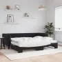 Trundle sofa bed with black velvet mattress 90x190 cm by vidaXL, Beds and slatted bases - Ref: Foro24-3196730, Price: 414,95 ...