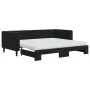 Trundle sofa bed with black velvet mattress 90x190 cm by vidaXL, Beds and slatted bases - Ref: Foro24-3196730, Price: 414,95 ...