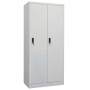 Hellgrauer Stahlschrank 80x50x180 cm von vidaXL, Kleiderschränke - Ref: Foro24-335967, Preis: 320,89 €, Rabatt: %