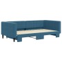 Sofá cama nido terciopelo azul 100x200 cm de vidaXL, Camas y somieres - Ref: Foro24-3196697, Precio: 261,71 €, Descuento: %