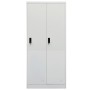 Armario de acero gris claro 80x50x180 cm de vidaXL, Armarios roperos - Ref: Foro24-335967, Precio: 320,75 €, Descuento: %