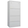 Hellgrauer Stahlschrank 80x50x180 cm von vidaXL, Kleiderschränke - Ref: Foro24-335967, Preis: 320,89 €, Rabatt: %