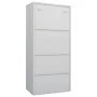Light gray steel cabinet 80x50x180 cm by vidaXL, Wardrobes - Ref: Foro24-335967, Price: 320,89 €, Discount: %