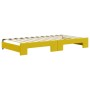 Trundle sofa bed with yellow velvet mattress 100x200 cm by vidaXL, Beds and slatted bases - Ref: Foro24-3196727, Price: 427,5...