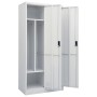 Hellgrauer Stahlschrank 80x50x180 cm von vidaXL, Kleiderschränke - Ref: Foro24-335967, Preis: 320,89 €, Rabatt: %
