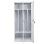 Hellgrauer Stahlschrank 80x50x180 cm von vidaXL, Kleiderschränke - Ref: Foro24-335967, Preis: 320,89 €, Rabatt: %