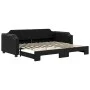 Sofá cama nido tela negro 80x200 cm de vidaXL, Camas y somieres - Ref: Foro24-3197631, Precio: 252,50 €, Descuento: %