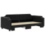 Sofá cama nido tela negro 80x200 cm de vidaXL, Camas y somieres - Ref: Foro24-3197631, Precio: 252,50 €, Descuento: %
