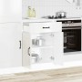 Mueble bajo cocina Kalmar madera ingeniería blanca alto brillo en Armarios de cocina | Comprar online en Foro24