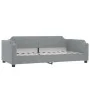 Trundle sofa bed light gray fabric 100x200 cm by vidaXL, Beds and slatted bases - Ref: Foro24-3197639, Price: 268,58 €, Disco...