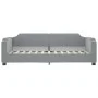 Trundle sofa bed light gray fabric 100x200 cm by vidaXL, Beds and slatted bases - Ref: Foro24-3197639, Price: 268,58 €, Disco...