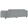 Trundle sofa bed light gray fabric 100x200 cm by vidaXL, Beds and slatted bases - Ref: Foro24-3197639, Price: 268,58 €, Disco...