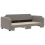 Ausziehbares Schlafsofa, taupegrauer Stoff, 80 x 200 cm von vidaXL, Betten und Lattenroste - Ref: Foro24-3197632, Preis: 256,...