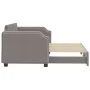 Ausziehbares Schlafsofa, taupegrauer Stoff, 80 x 200 cm von vidaXL, Betten und Lattenroste - Ref: Foro24-3197632, Preis: 252,...