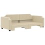 Sofá cama nido tela crema 100x200 cm de vidaXL, Camas y somieres - Ref: Foro24-3197643, Precio: 267,48 €, Descuento: %