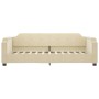 Sofá cama nido tela crema 100x200 cm de vidaXL, Camas y somieres - Ref: Foro24-3197643, Precio: 267,48 €, Descuento: %