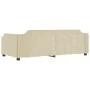 Sofá cama nido tela crema 100x200 cm de vidaXL, Camas y somieres - Ref: Foro24-3197643, Precio: 267,48 €, Descuento: %