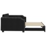 Sofá cama nido tela negro 100x200 cm de vidaXL, Camas y somieres - Ref: Foro24-3197641, Precio: 271,42 €, Descuento: %