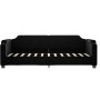 Sofá cama nido tela negro 100x200 cm de vidaXL, Camas y somieres - Ref: Foro24-3197641, Precio: 271,42 €, Descuento: %