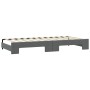 Ausziehbares Schlafsofa mit dunkelgrauer Stoffmatratze 80x200 cm von vidaXL, Betten und Lattenroste - Ref: Foro24-3197648, Pr...
