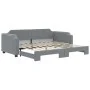 Sofá cama nido tela gris claro 90x190 cm de vidaXL, Camas y somieres - Ref: Foro24-3197644, Precio: 247,13 €, Descuento: %