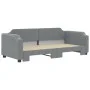 Sofá cama nido tela gris claro 90x190 cm de vidaXL, Camas y somieres - Ref: Foro24-3197644, Precio: 247,13 €, Descuento: %