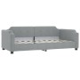 Ausziehbares Schlafsofa aus hellgrauem Stoff, 90 x 190 cm von vidaXL, Betten und Lattenroste - Ref: Foro24-3197644, Preis: 25...