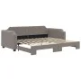 Sofá cama nido tela gris taupe 100x200 cm de vidaXL, Camas y somieres - Ref: Foro24-3197642, Precio: 269,77 €, Descuento: %