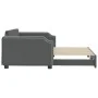 Trundle sofa bed dark gray fabric 100x200 cm by vidaXL, Beds and slatted bases - Ref: Foro24-3197640, Price: 266,18 €, Discou...
