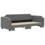 Sofá cama nido tela gris oscuro 80x200 cm de vidaXL, Camas y somieres - Ref: Foro24-3197630, Precio: 254,52 €, Descuento: %