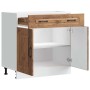 Mueble bajo de cocina Kalmar de madera antigua de ingeniería