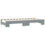 Ausziehbares Schlafsofa aus hellgrauem Stoff, 80 x 200 cm von vidaXL, Betten und Lattenroste - Ref: Foro24-3197629, Preis: 25...