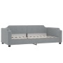 Trundle sofa bed light gray fabric 90x200 cm by vidaXL, Beds and slatted bases - Ref: Foro24-3197634, Price: 259,07 €, Discou...