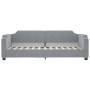 Trundle sofa bed light gray fabric 90x200 cm by vidaXL, Beds and slatted bases - Ref: Foro24-3197634, Price: 259,07 €, Discou...